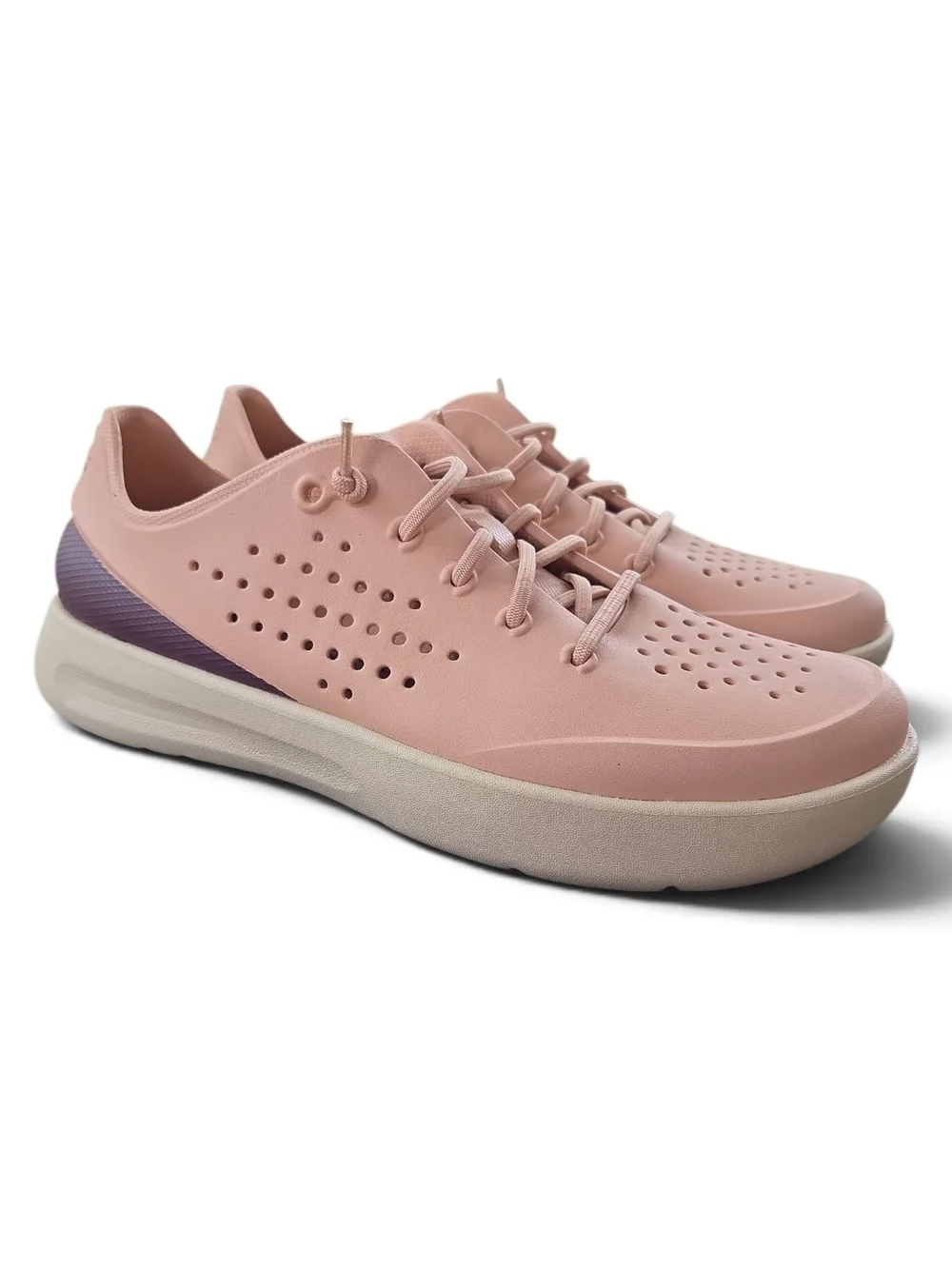 CROCS Women's InMotion LiteRide Heel Block Pacer Pink Caramel Size 9
